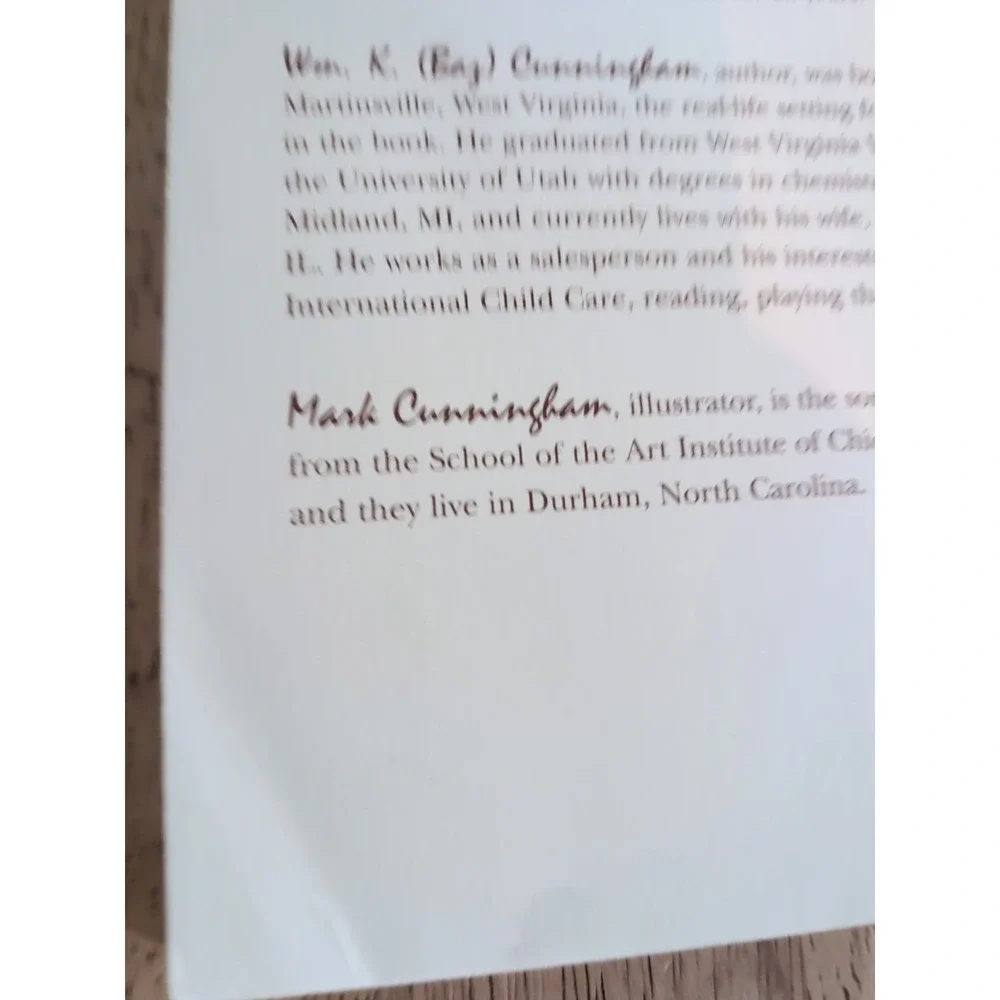 Hills Ain't Jes' Dirt by‎ Baz Cunningham SIGNED West Virginia WV 1998 PB